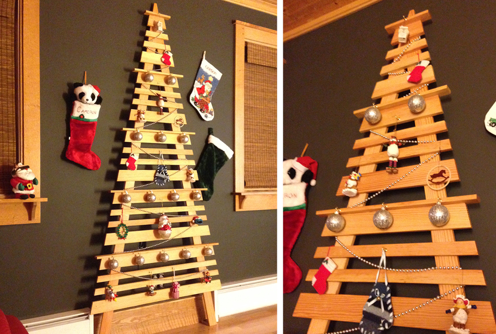 Wall mounted christmas tree discount