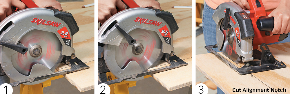 Cutting with a Circular Saw