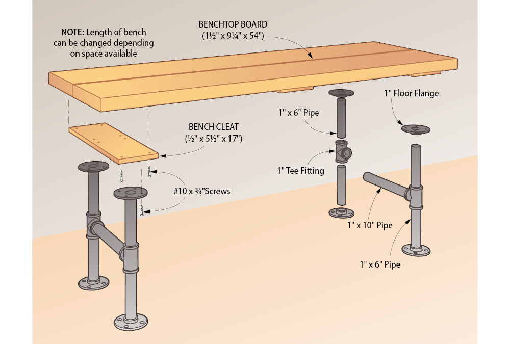 Bench Illustration