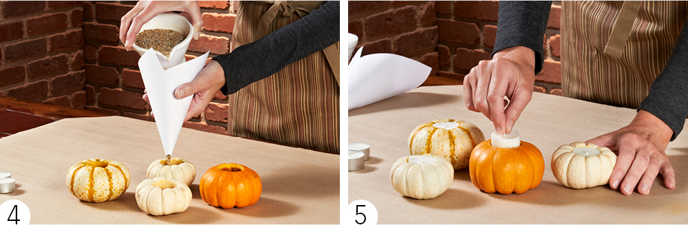 Pumpkin Votives How-To